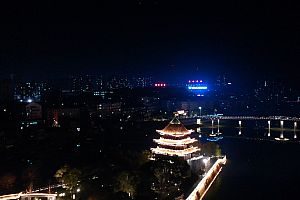 4K醴陵市瓷城古韵·一江两岸景观休闲购物美食旅游夜景视频素材